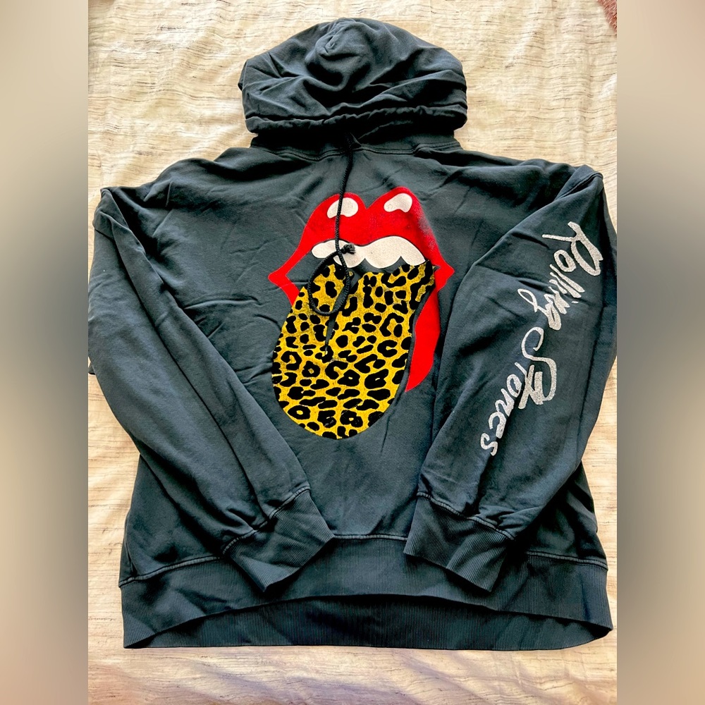 Free People Rolling Stones Hooded Sweatshirt